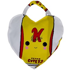 Kawaii Cute Tennants Lager Can Giant Heart Shaped Tote by CuteKawaii1982