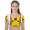 Kawaii cute Tennants Lager Can Velvet Short Sleeve Crop Top  View1