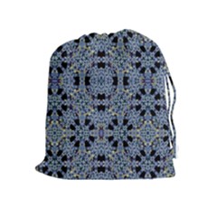 Oriental Ornate Pattern Drawstring Pouches (extra Large) by dflcprints