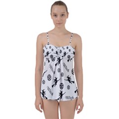 Witches And Pentacles Babydoll Tankini Set by IIPhotographyAndDesigns