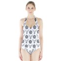 Owls And Pentacles Halter Swimsuit View1