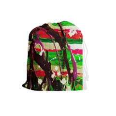 Easter 2 Drawstring Pouches (large)  by bestdesignintheworld