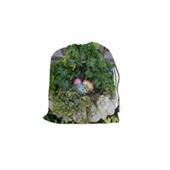 Easter On Balboa Drawstring Pouches (small)  by bestdesignintheworld