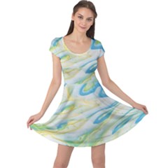 Ribbons Cap Sleeve Dress by lwdstudio
