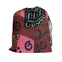 Floating Bed Drawstring Pouches (xxl) by snowwhitegirl