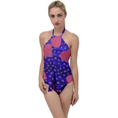 Underwater Pink Hearts Go With The Flow One Piece Swimsuit by snowwhitegirl