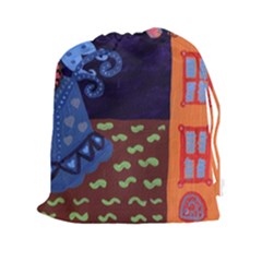 Jack In The Box Flower Drawstring Pouches (xxl) by snowwhitegirl