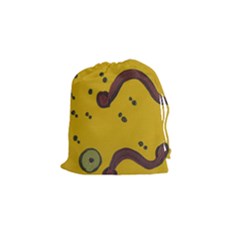 Swimming Worms Drawstring Pouches (small)  by snowwhitegirl