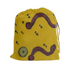 Swimming Worms Drawstring Pouches (xxl) by snowwhitegirl