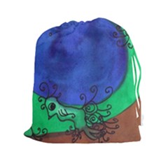 Peacocks Drawstring Pouches (xxl) by snowwhitegirl
