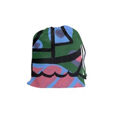 Boat Drawstring Pouches (medium)  by snowwhitegirl