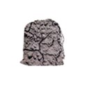 Earth. Dark Soil With Cracks Drawstring Pouches (Medium)  View1
