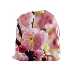 Blooming Almond At Sunset Drawstring Pouches (extra Large) by FunnyCow