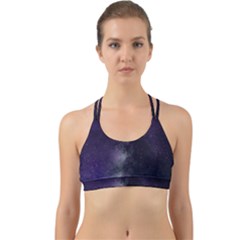 Galaxy Sky Purple Back Web Sports Bra by snowwhitegirl