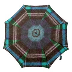 Blue Plaid Flannel Hook Handle Umbrellas (medium) by snowwhitegirl