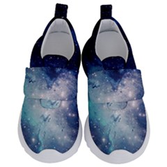 Nebula Blue Velcro Strap Shoes by snowwhitegirl