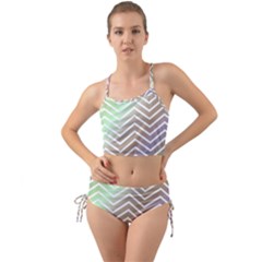 Ombre Zigzag 03 Mini Tank Bikini Set by snowwhitegirl