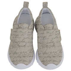 Handwritten Letter 2 Velcro Strap Shoes by vintage2030