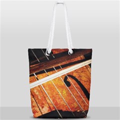 Cello Performs Classic Music Full Print Rope Handle Tote (small) by FunnyCow