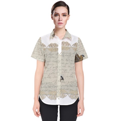 Tag Bird Women s Short Sleeve Shirt by vintage2030