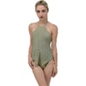 Old Letter Go with the Flow One Piece Swimsuit View1