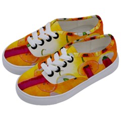 Three Red Chili Peppers Kids  Classic Low Top Sneakers by FunnyCow