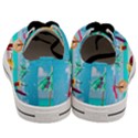 Red Chili Peppers On The Beach Men s Low Top Canvas Sneakers View4