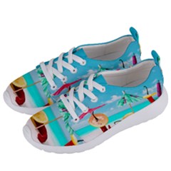 Red Chili Peppers On The Beach Women s Lightweight Sports Shoes by FunnyCow