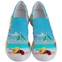 Red Chili Peppers On The Beach Women s Lightweight Slip Ons View1