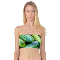 Pile Of Green Cucumbers Bandeau Top by FunnyCow
