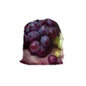 Red And Green Grapes Drawstring Pouch (Medium) View1
