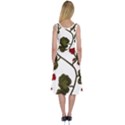 Geraniums Midi Sleeveless Dress View2