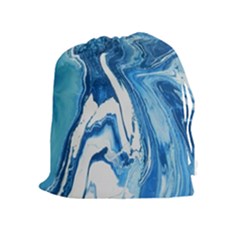 Tsunami Drawstring Pouch (xl) by WILLBIRDWELL