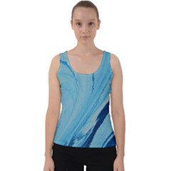 Spiral Velvet Tank Top by WILLBIRDWELL