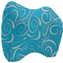 Scribble Reason Design Pattern Velour Head Support Cushion View3