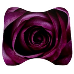 Plant Rose Flower Petals Nature Velour Head Support Cushion by Sapixe