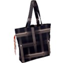 Metal Pattern Background Texture Drawstring Tote Bag View2