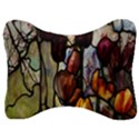 Tiffany Window Colorful Pattern Velour Seat Head Rest Cushion View1