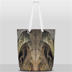 Fractal Art Graphic Design Image Full Print Rope Handle Tote (small) by Sapixe
