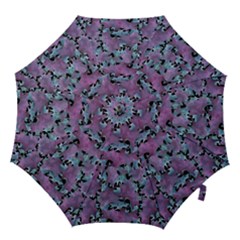 Modern Abstract Texture Pattern Hook Handle Umbrellas (large) by dflcprints