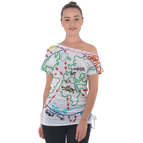 Atw Clr 2 Atw Pro Tie-up Tee by RWTFSWIMWEAR