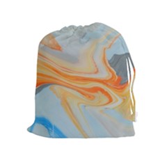 Fire Spear Drawstring Pouch (xl) by WILLBIRDWELL