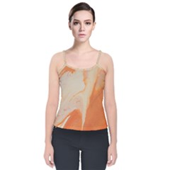 Fire Fall Velvet Spaghetti Strap Top by WILLBIRDWELL