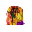 Fancy Tulip Flowers In Spring Drawstring Pouch (Large) View2