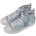 Palm leaves Women s Mid-Top Canvas Sneakers View2