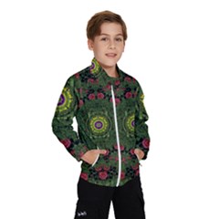 Sunshine Mandala In Rose Heaven Windbreaker (kids) by pepitasart