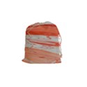 ORANGE SWIRL Drawstring Pouch (Small) View1