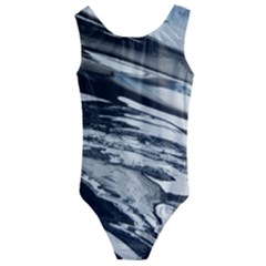 Space Orca Kids  Cut-out Back One Piece Swimsuit by WILLBIRDWELL