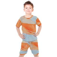 Orange And Blue Kid s Set by WILLBIRDWELL