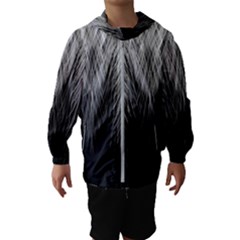 Feather Graphic Design Background Hooded Windbreaker (kids) by Nexatart